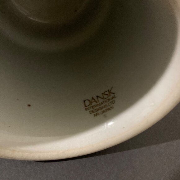 Vintage Dansk Bistro Christianshavn Ceramic Hurricane Lamp - Picture 7 of 9